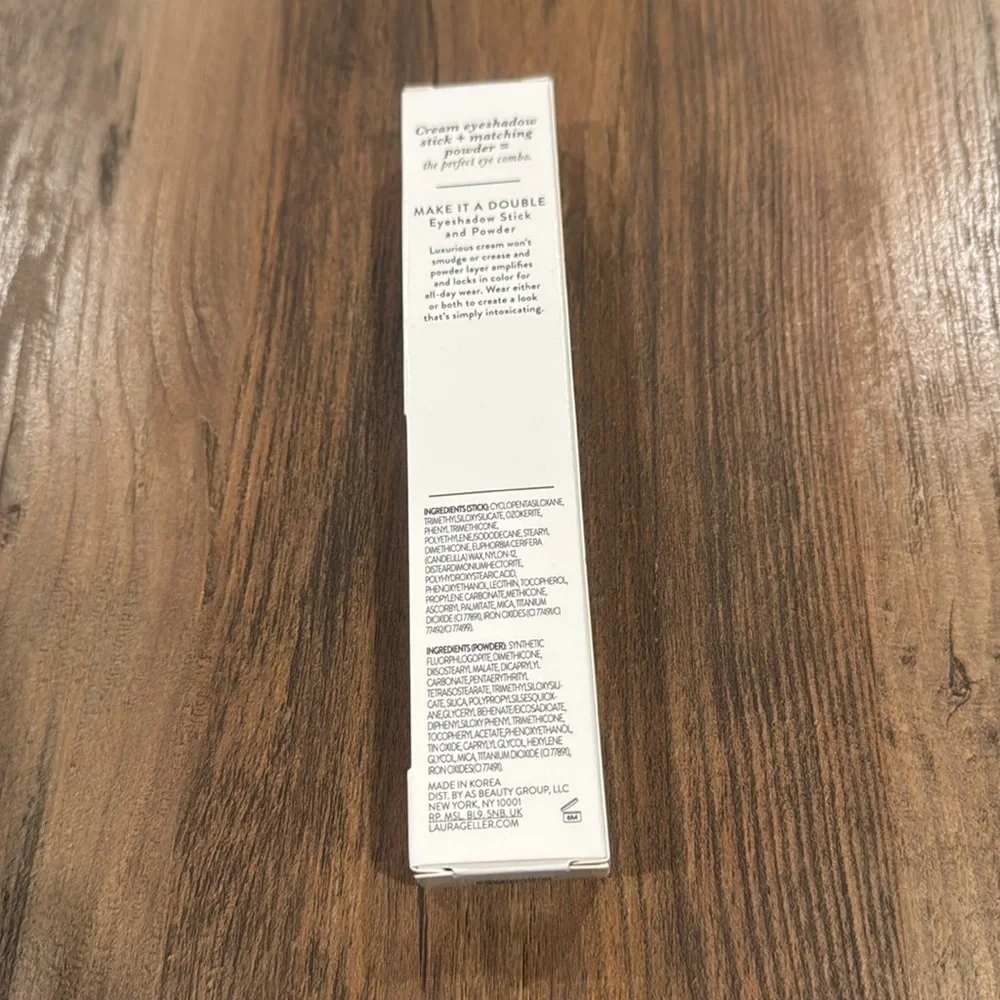 Laura Geller Make It Double Eyeshadowdow Sticker & Powder Shade Champagne